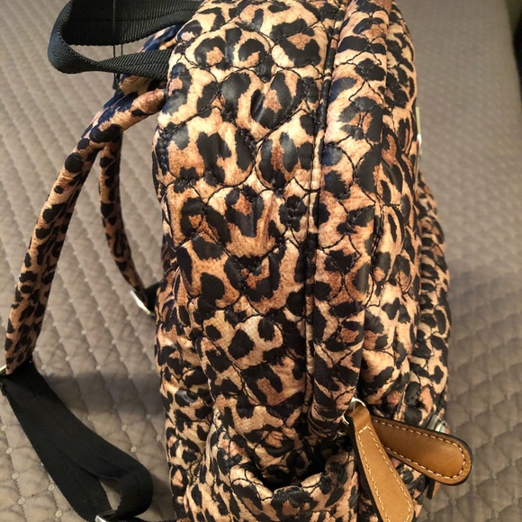brighton leopard backpack